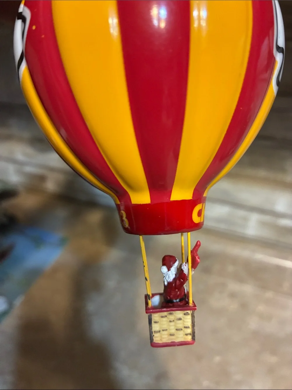 KC Chiefs 2003 Hot Air Balloon Christmas Ornament